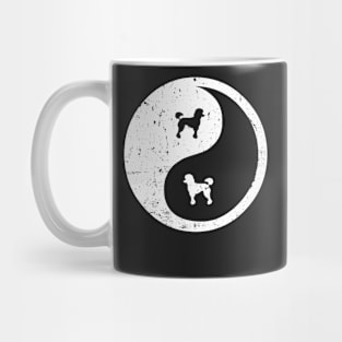 Ying Yang Poodle Shirt Mug